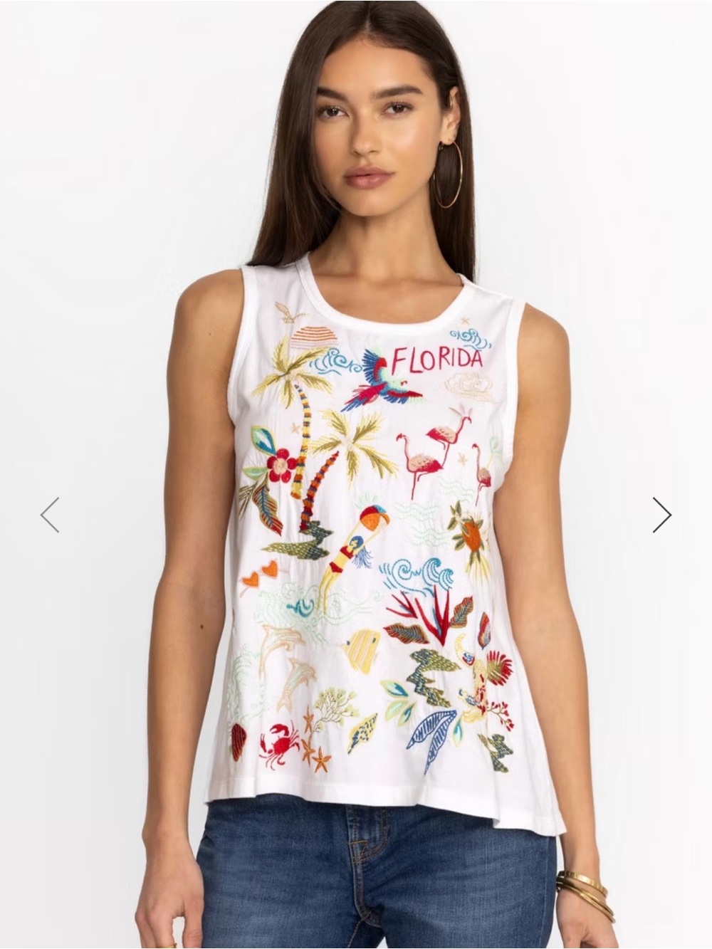 Johnny Was Florida Knit Tank
